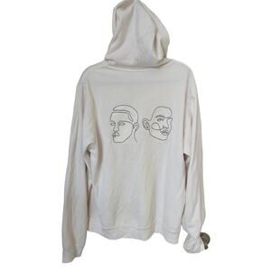 Unique branded full zip fleece with drawn face detail